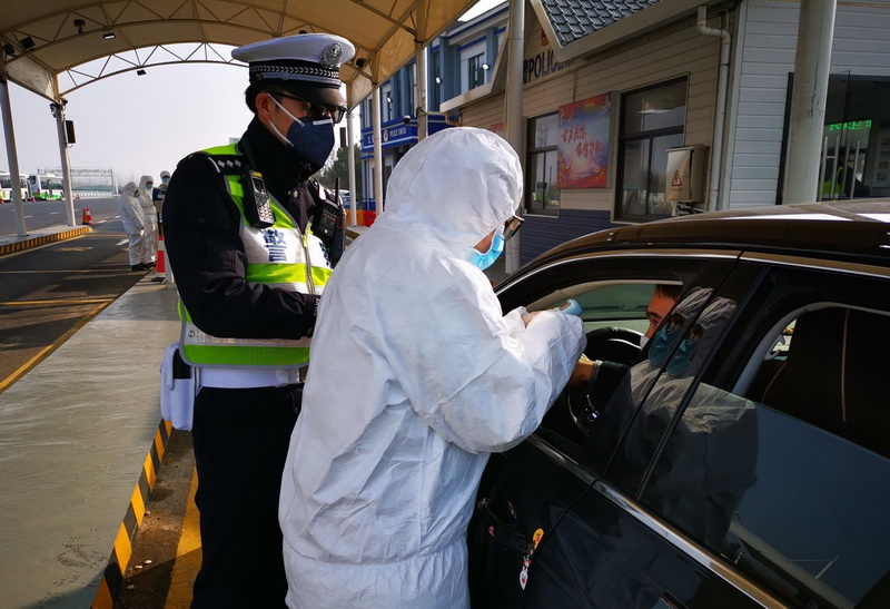 交警現場執勤