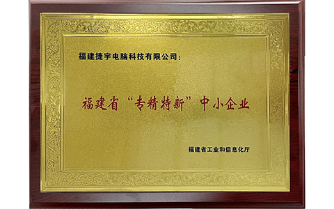 福建省專精特新中小企業(yè)