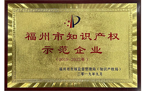福州市知識產(chǎn)權(quán)示范企業(yè)